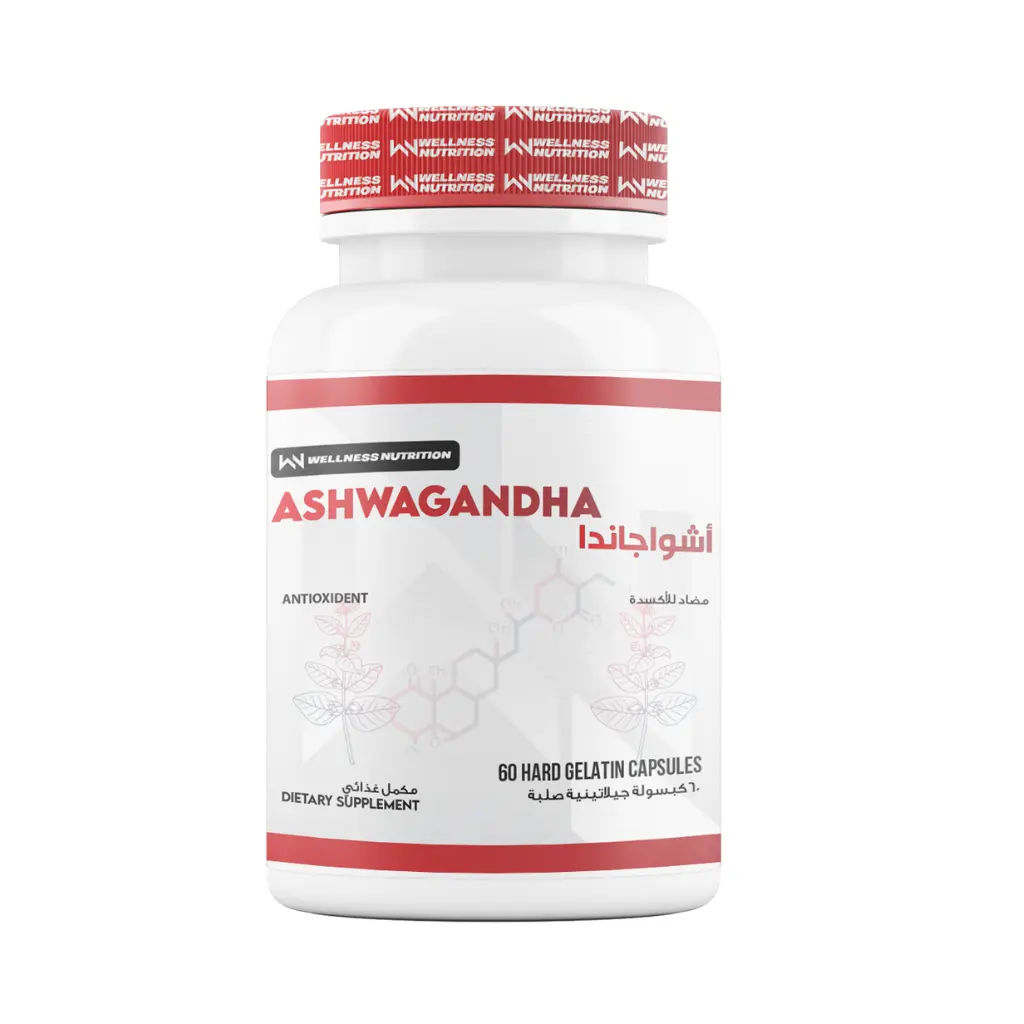 Wellness Nutrition Ashwagandha-470MG-60Capsules-60Servings.