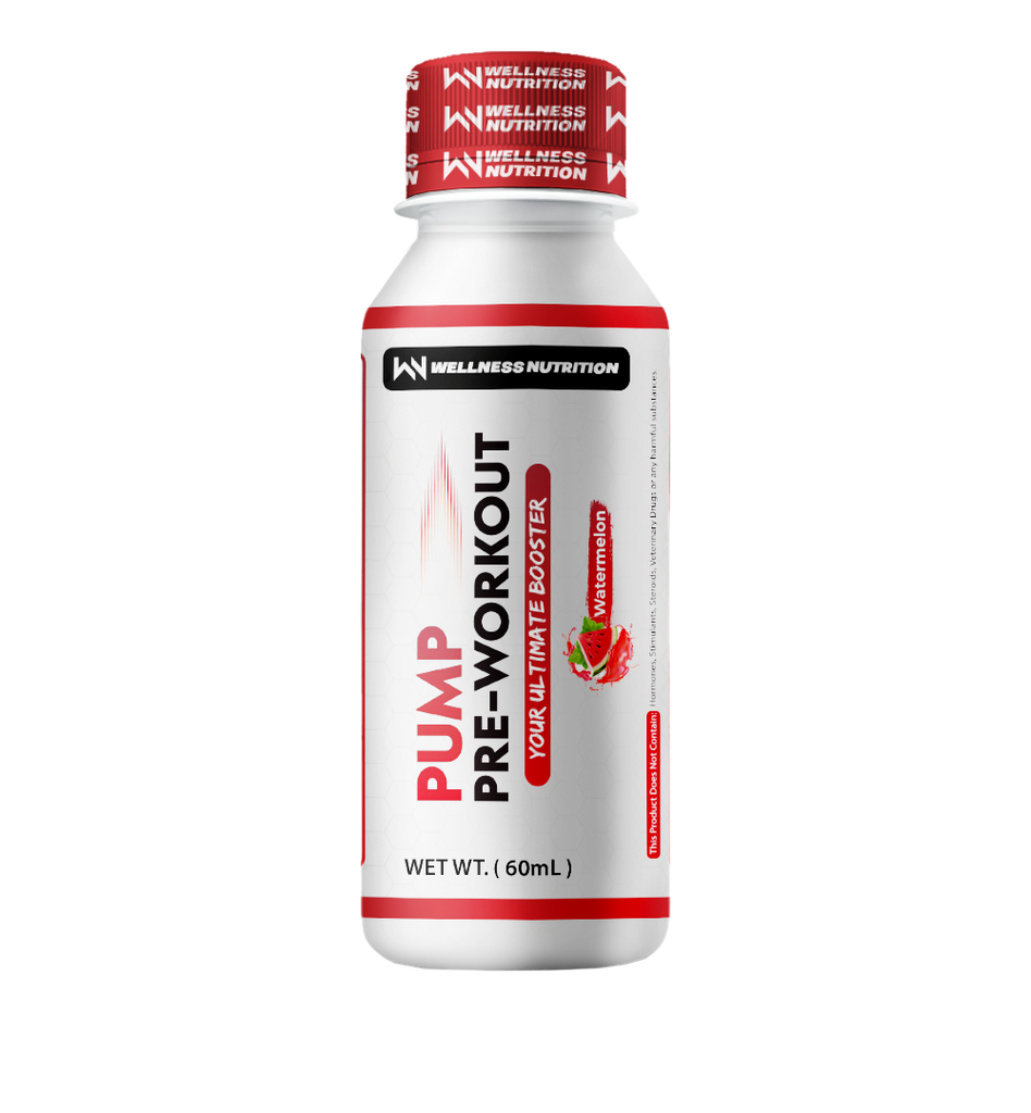 Wellness Nutrition Pump Pre-Workout Shot -60Ml-Watermelon