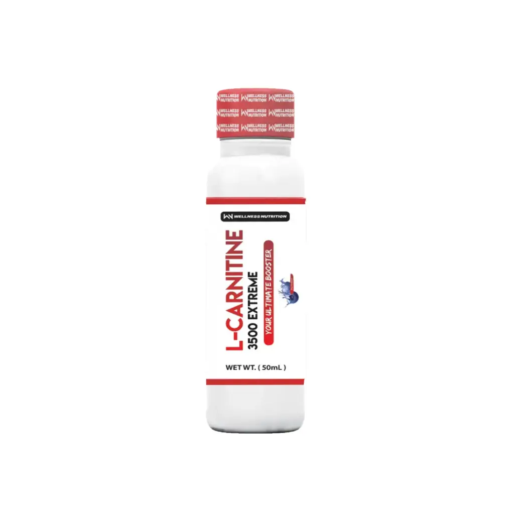 [58596174] Wellness Nutrition L-Carnitine 3500MG Extreme Shot Ampoule-2Serv-50Ml-Blueberry