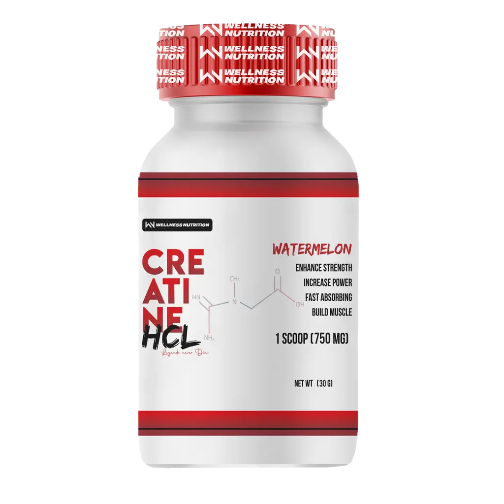 [6224002171139] Wellness Nutrition-Creatine HCL-30G-30 Serv.-Watermelon