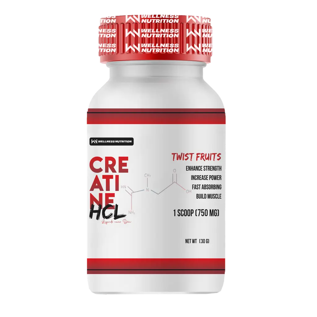 [6224002171153] Wellness Nutrition-Creatine HCL-30G-30 Serv.-Twist Fruits
