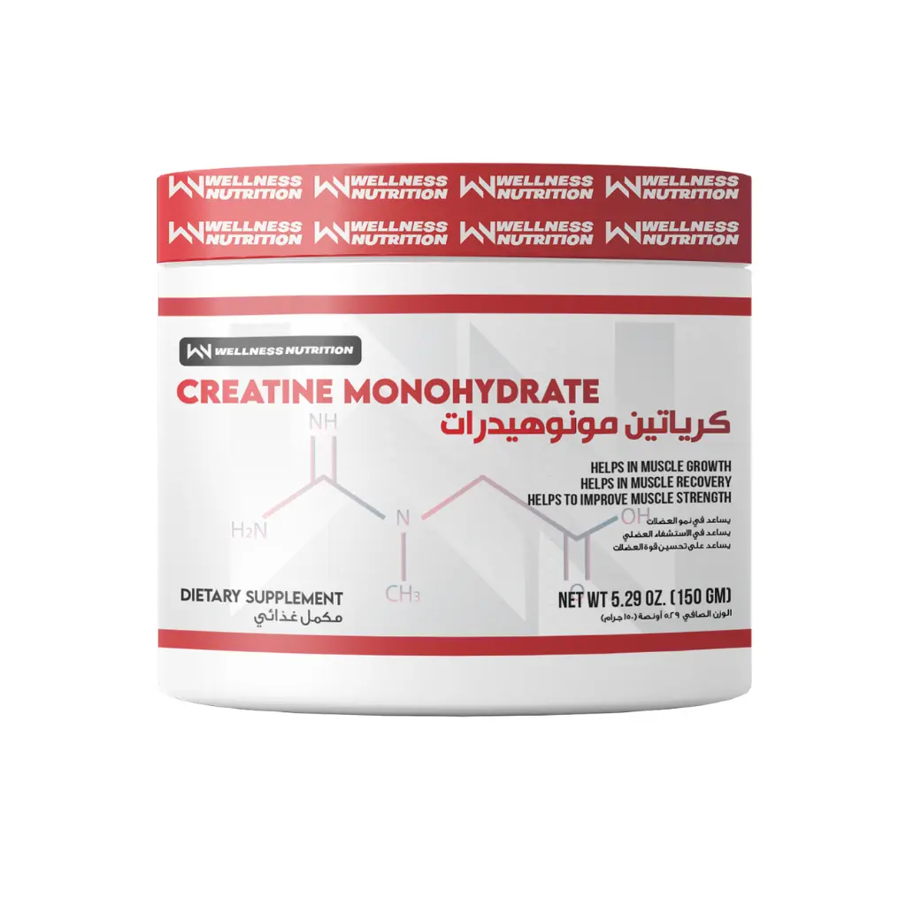 [6224002171344] Wellness Nutrition Creatine Monohydrate-150G-30Serv.-Unflavored